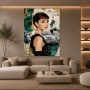Pariser Eleganz – Kunstwerk als Leinwandbild im Vintage-Couture-Stil