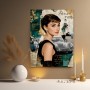 Pariser Eleganz – Kunstwerk als Leinwandbild im Vintage-Couture-Stil