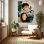 Pariser Eleganz – Kunstwerk als Leinwandbild im Vintage-Couture-Stil