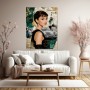 Pariser Eleganz – Kunstwerk als Leinwandbild im Vintage-Couture-Stil