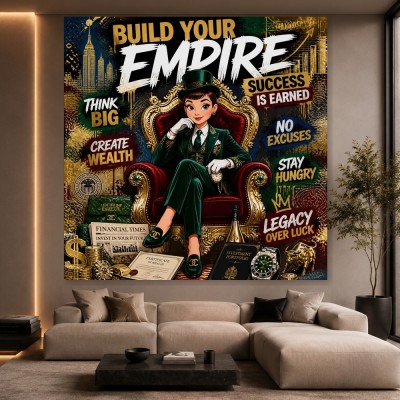 Empire Mindset – Designer Wandbild als Leinwandbild
