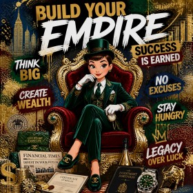 Empire Mindset – Designer Wandbild als Leinwandbild