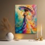 Farbenregen Eleganz – Modernes Wandbild als Leinwandbild