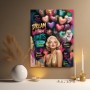 Marilyn Monroe Golden Dream Pop Art Wandbild Leinwand