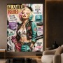 Glamour Marilyn Monroe Rebel Wandbild als Fine Art Print