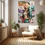 Glamour Marilyn Monroe Rebel Wandbild als Fine Art Print