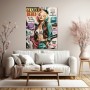 Glamour Marilyn Monroe Rebel Wandbild als Fine Art Print