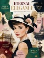 Eternal Elegance Paris Porträt Audrey Hepburn – Leinwandbild Poster im Fashion-Chic
