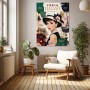 Eternal Elegance Paris Porträt Audrey Hepburn – Leinwandbild Poster im Fashion-Chic