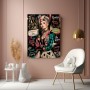 Audrey Hepburn Pop-Art Queen Energy Wandbild als Fine Art Print