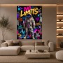 No Limits Astronaut – Modernes Wandbild Acrylglasbild