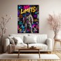 No Limits Astronaut – Modernes Wandbild Acrylglasbild