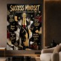 Success Mindset Luxus Wandbild oder Poster in Schwarz Gold