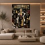 Success Mindset Luxus Wandbild oder Poster in Schwarz Gold