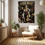 Success Mindset Luxus Wandbild oder Poster in Schwarz Gold