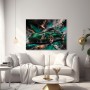 Grüner Sportwagen – Modernes Wandbild oder Fine Art Print