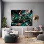 Grüner Sportwagen – Modernes Wandbild oder Fine Art Print