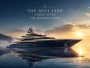 Luxus Wandbild oder Fine Art Print – Yacht bei Sonnenuntergang mit Motivationszitat