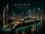 Dubai Success Skyline – Luxus Wandbild oder Fine Art Print