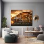 Build a Legacy – Luxus Wandbild oder Leinwand mit Privatjet und moderner Architektur