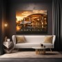 Build a Legacy – Luxus Wandbild oder Leinwand mit Privatjet und moderner Architektur
