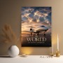 Global Jet Luxus Wandbild oder Fine Art Print