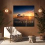 Think Beyond Destinations – Luxus Wandbild oder Fine Art Print mit Privatjet