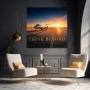 Think Beyond Destinations – Luxus Wandbild oder Fine Art Print mit Privatjet