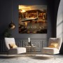 Build a Legacy – Luxus Wandbild oder Fine Art Print mit Privatjet und Designervilla