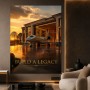 Build a Legacy – Luxus Wandbild, Leinwandbild oder Acrylbild mit Privatjet bei Sonnenuntergang
