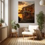 Build a Legacy – Luxus Wandbild, Leinwandbild oder Acrylbild mit Privatjet bei Sonnenuntergang