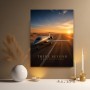 Private Jet bei Sonnenuntergang – Luxus Wandbild oder Fine Art Print