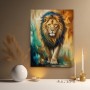 Majestätischer Löwe – Modernes Wandbild oder Fine Art Print