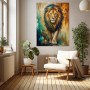 Majestätischer Löwe – Modernes Wandbild oder Fine Art Print