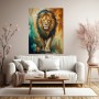 Majestätischer Löwe – Modernes Wandbild oder Fine Art Print
