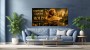 Goldener Löwe Fortune Favors The Bold – Luxus Wandbild oder Fine Art Print