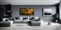 Goldener Löwe Fortune Favors The Bold – Luxus Wandbild oder Fine Art Print