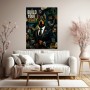 Build Your Legacy – Modernes Wandbild oder Fine Art Print mit Dobermann im Business-Look