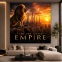 Create Your Empire – Löwe über Skyline, Modernes Wandbild oder Fine Art Print