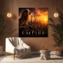 Create Your Empire – Löwe über Skyline, Modernes Wandbild oder Fine Art Print