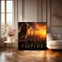 Create Your Empire – Löwe über Skyline, Modernes Wandbild oder Fine Art Print