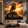 Majestätischer Löwe im Sonnenlicht – Modernes Wandbild oder Fine Art Print