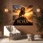 Majestätischer Löwe im Sonnenlicht – Modernes Wandbild oder Fine Art Print