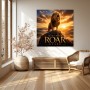 Majestätischer Löwe im Sonnenlicht – Modernes Wandbild oder Fine Art Print