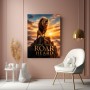 Majestätischer Löwe bei Sonnenuntergang – Modernes Wandbild oder Fine Art Print