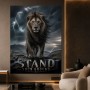 Stand Your Ground Löwe – Modernes Wandbild oder Fine Art Print