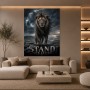 Stand Your Ground Löwe – Modernes Wandbild oder Fine Art Print