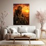 Majestätischer Löwe Born to Rule – Modernes Wandbild oder Fine Art Print
