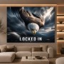 Locked In Adler – Modernes Wandbild oder Fine Art Print