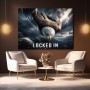 Locked In Adler – Modernes Wandbild oder Fine Art Print